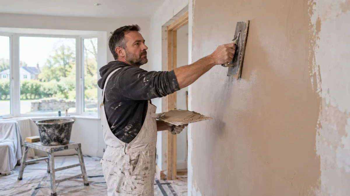 Plastering & Rendering project in Ireland