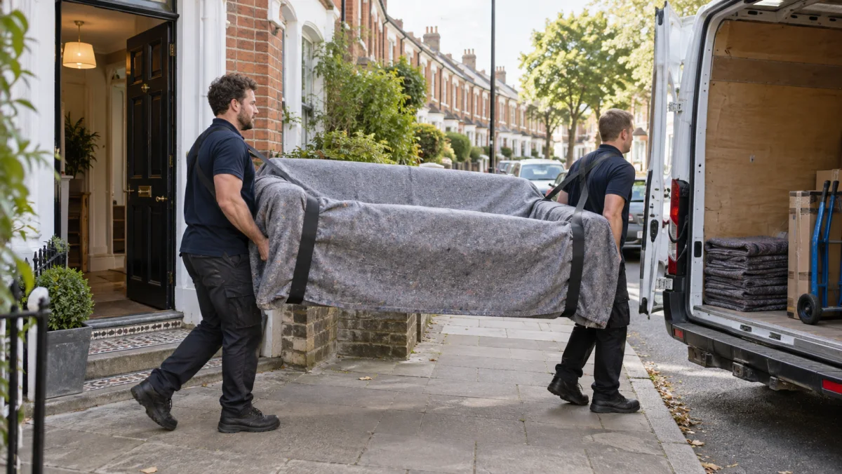 Removal and storage companies carrying out residential work
