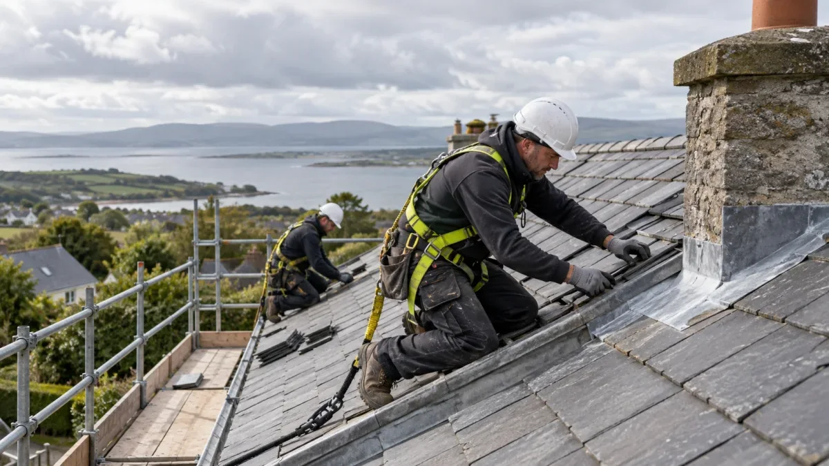 Roofing & Guttering project in Ireland