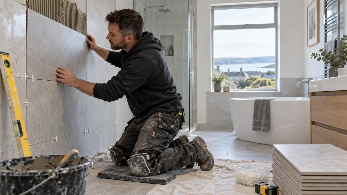 Tiling project in Ireland